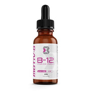 Motiv-8 Essentials Vitamin B-12 Drops bottle for daily energy support.