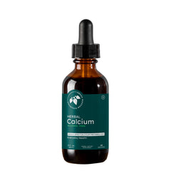 Mountain Meadow Herbs Herbal Calcium bottle front shows vegan calcium for bone support potential