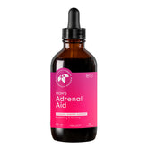 Mountain Meadow Herbs Mom's Adrenal Aid bottle pour for easy energy support.