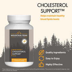 Mountain Peak Nutritionals CoQ10 capsules for daily plant-based heart health support.