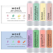 MOXE Smell Training Kit with eight single-ingredient inhalers for olfactory exploration.