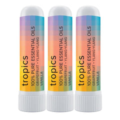 MOXE Tropics nasal stick Caribbean Escape pack for on-the-go aromatherapy.