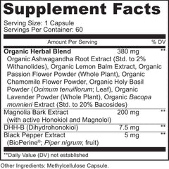 MoxyVites DHH-B capsules ready for daily use to support calm