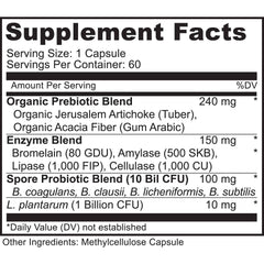 MoxyVites bottle front highlights 10B CFU probiotic for reliable gut support.