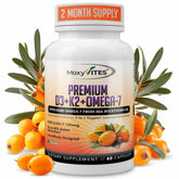 MoxyVites Vitamin D3 K2 5000 IU bottle for easy daily supplementation.