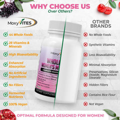 MoxyVites iron-containing formula provides daily nutrient baseline