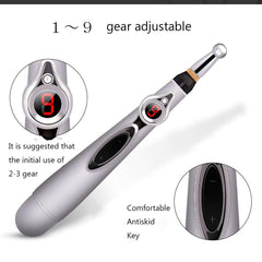 MQFORU Electronic Acupuncture Pen with a spheroidal head for larger muscle groups