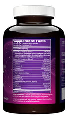MRM Digest-All capsules close-up highlights assorted enzymes for better digestion.