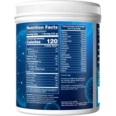 MRM Egg White Protein Chocolate scoop showing convenient serving size for shakes