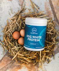 MRM Egg White Protein Chocolate shake glass representing a creamy post workout option