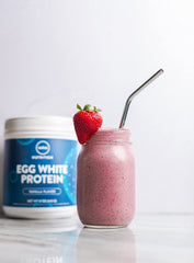 MRM Egg White Protein Vanilla enzymes image highlights digestive support