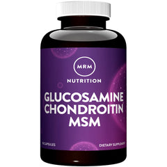 MRM Glucosamine Chondroitin MSM bottle front for joint support and daily movement.