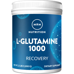 MRM L-Glutamine powder bottle for post-workout recovery and gut support