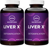 MRM Liver X bottle cap image showing daily liver support capsules.