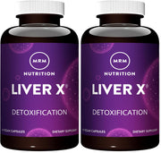 MRM Liver X bottle cap image showing daily liver support capsules.