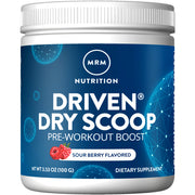 MRM Nutrition Driven Sour Berry bottle ready for quick pre-workout energy boosts