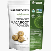 MRM Organic Maca Root Powder jar showcases premium packaging for everyday vitality