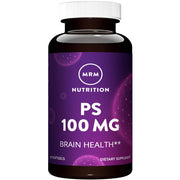 MRM PS 100mg bottle front promotes brain health support.