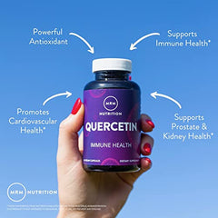 MRM Quercetin bottle with QU995 label highlights purity