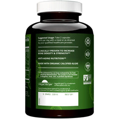 MRM Vegan Bone Maximizer D3 and K2 blend on packaging for bone support.
