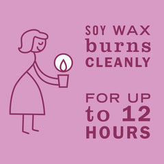 Cruelty-free formula shown with Mrs. Meyer's Clean Day candle.