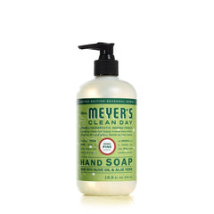 Mrs. Meyer's Clean Day Iowa Pine hand soap bottle with essential oils for daily care