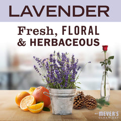 Soy wax Lavender candle by Mrs. Meyer's for clean fragrance