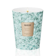 MSENSE Bamboo StreamScented Soy Candle with 3-wick glow for vibrant room ambiance.