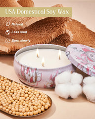 M SENSE candle tin after burning, great for small jewelry storage