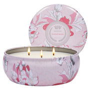 M SENSE Fruity Rainbow candle jar front view, adds vibrant decor and scent