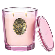 Msense Jasmine and Pink candle in a large jar with a two wick setup delivering extended aroma