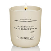 M&SENSE Puffy-Cloud Dream candle in frosted jar for a calm space