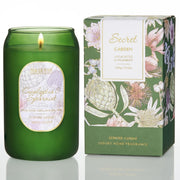 M&SENSE Strong Green Soy Candle with eucalyptus mint for calming ambience in any room