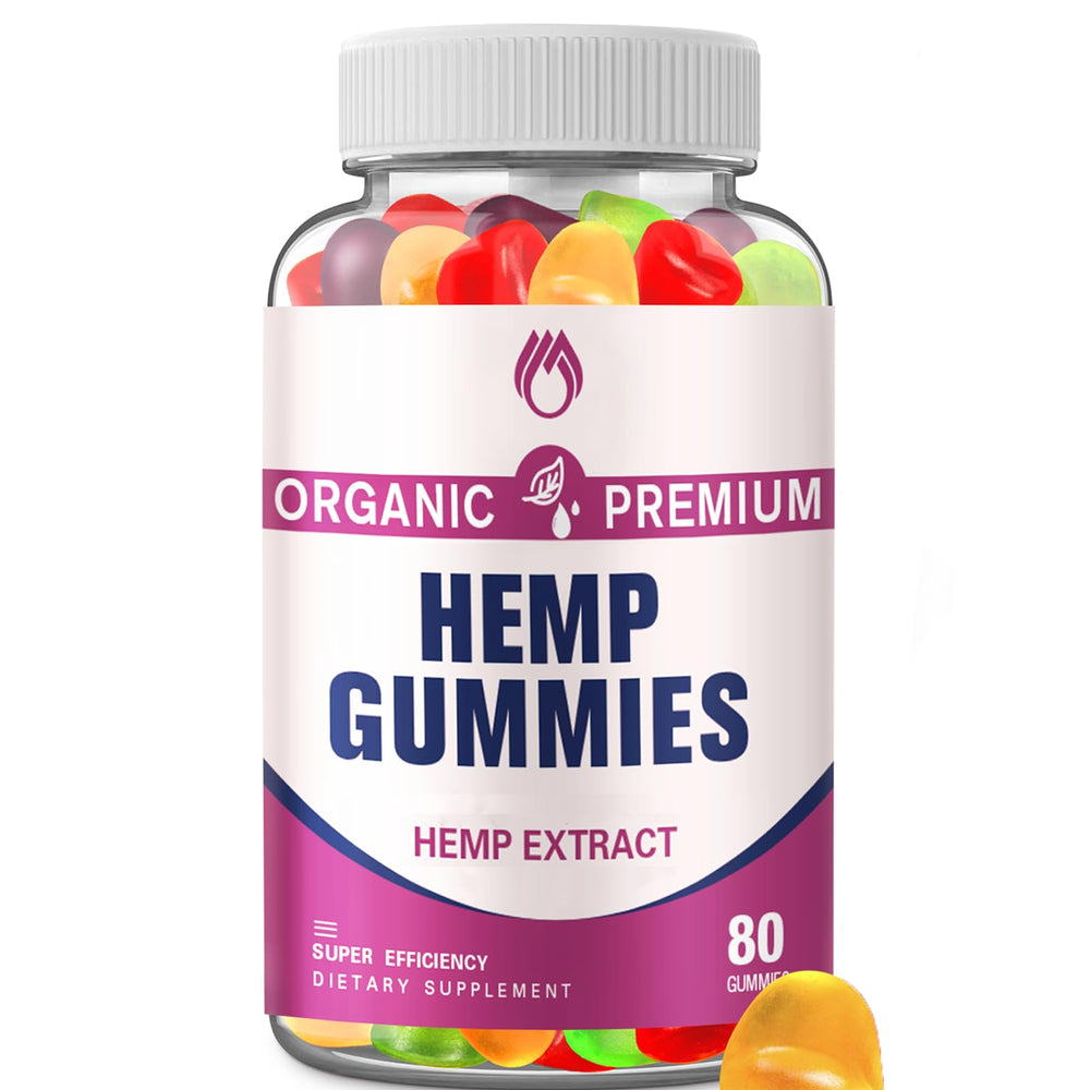 MSLOTAL Premium Hemp Gummies bear shape with extra strength for adults.