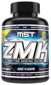 MST ZMK Nighttime bottle front view showcasing the mineral matrix for overnight support.
