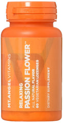 Mt. Angel Vitamins vegan-friendly passion flower lozenge for plant-based regimens.