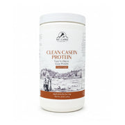 Mt. Capra Clean Casein bottle front for slow-digesting protein