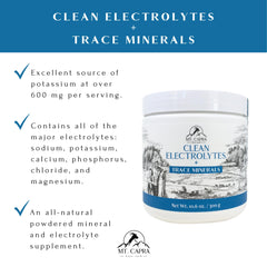 Mt Capra Clean Electrolytes mixed into a smoothie for convenient mineral support