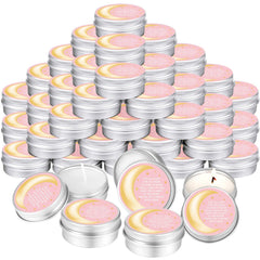 MTLEE Over the Moon pink tin candle creates warm ambience for baby showers