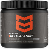 MTN OPS Beta Alanine powder in a bottle supports endurance during hard workouts