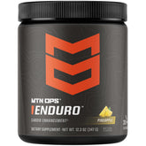 MTN OPS Enduro pack-shot in pineapple-crush flavor for pre-workout use.