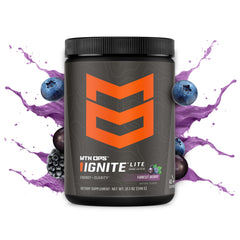MTN OPS Ignite Lite being mixed in water for a quick energy boost.
