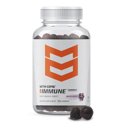 MTN OPS Immune Gummies bottle front showing mixed berry flavor for daily immune support