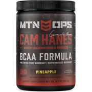 MTN OPS Keep Hammering BCAA pineapple tub for lean recovery during training