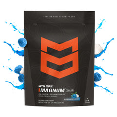 MTN OPS Magnum Clear Whey glass showing clear, light texture.