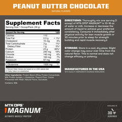 MTN OPS Magnum whey isolate shaker bottle ready for on-the-go shakes