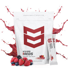 MTN OPS Super Reds scoop dispersing powder for quick daily wellness