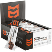 MTN OPS Triple Chocolate Mudslide bar front view, high-protein post-workout snack.