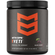 MTN OPS YETI powder tub ready-to-mix for disciplined pre-workout energy.