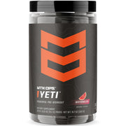 MTN OPS Yeti watermelon packaging for pre-workout fueling